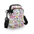 thumbnail image 3 of HELLHERO Rabbit Easter Egg Pattern Travel Crossbody Purse with Zipper Closed for Travel, 3 of 7