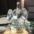 thumbnail image 3 of H&D Hyaline & Dora Crystal 2.3x1.6x3.5in Elephant Glass Figurine, 3 of 6