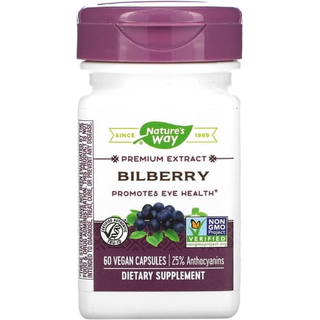 Nature's Way Bilberry Standardized Packaging May Vary