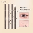 thumbnail image 4 of JUDYDOLL delineador de ojos líquido resistente al agua, delineador de Ojos de larga duración, lápiz para pestañas inferiores, secado rápido, no florece, herramienta cosmética Natural( Bent 01, 4 of 5