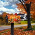 thumbnail image 6 of Autumn Fall Harvest Maple Leaves Pumpkin Mailbox Covers Waterproof Magnetic Durable Post Box Cover Wraps Standard Size 21x18 Inches for Outdoor Garden Yard Decor, 6 of 6