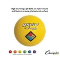 thumbnail image 3 of Champion Sports Rhino Playground Balls 8.5"D - Two Ply, Nylon Wound, YELLOW, 3 of 7