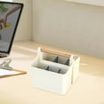 thumbnail image 3 of Portable Marker Storage Box with 30 Compartments - Large Capacity Art Supply Organizer for Colored Pens, Brushes & Writing Accessories - Desktop Holder for Artists & Teachers - Durable Plastic UKHBMC, 3 of 8