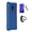 Blue, variant on Phone Case for Blu View 4, Full Body TPU Cover Case + Ring/ Tempered Glass (Blue)