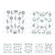 thumbnail image 1 of Soidarity Nail Art Flower Nail Stickers Decoración 3D DIY Mujeres Niñas Retro Moon Pendant Nail Decal Arte de uñas No.01, 1 of 6