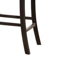 thumbnail image 3 of Distressed Walnut Counter Height Chairs with Ladder Back (Set of 2), 3 of 5