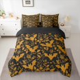 thumbnail image 2 of Castle Fairy Animal Bats Twin Bedding Sets,Chic Floral Rose Bedding Comforter Set, 2 of 8