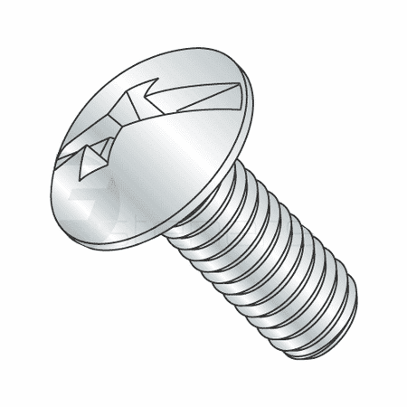 

10-32 x 5/8 Machine Screws / Combo / Truss Head / Steel / Zinc Plating (Quantity: 4000 pcs)