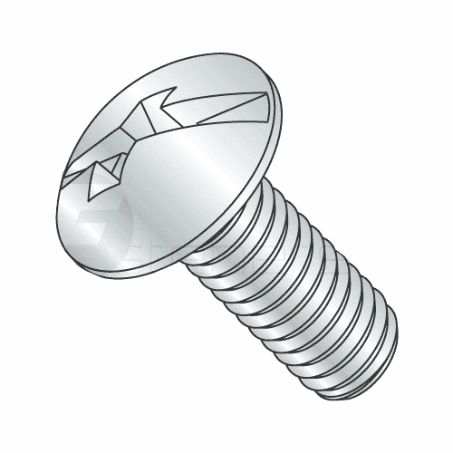 1/4-20 x 1" Machine Screws / Combo / Truss Head / Steel / Zinc Plating (Quantity: 1600 pcs)