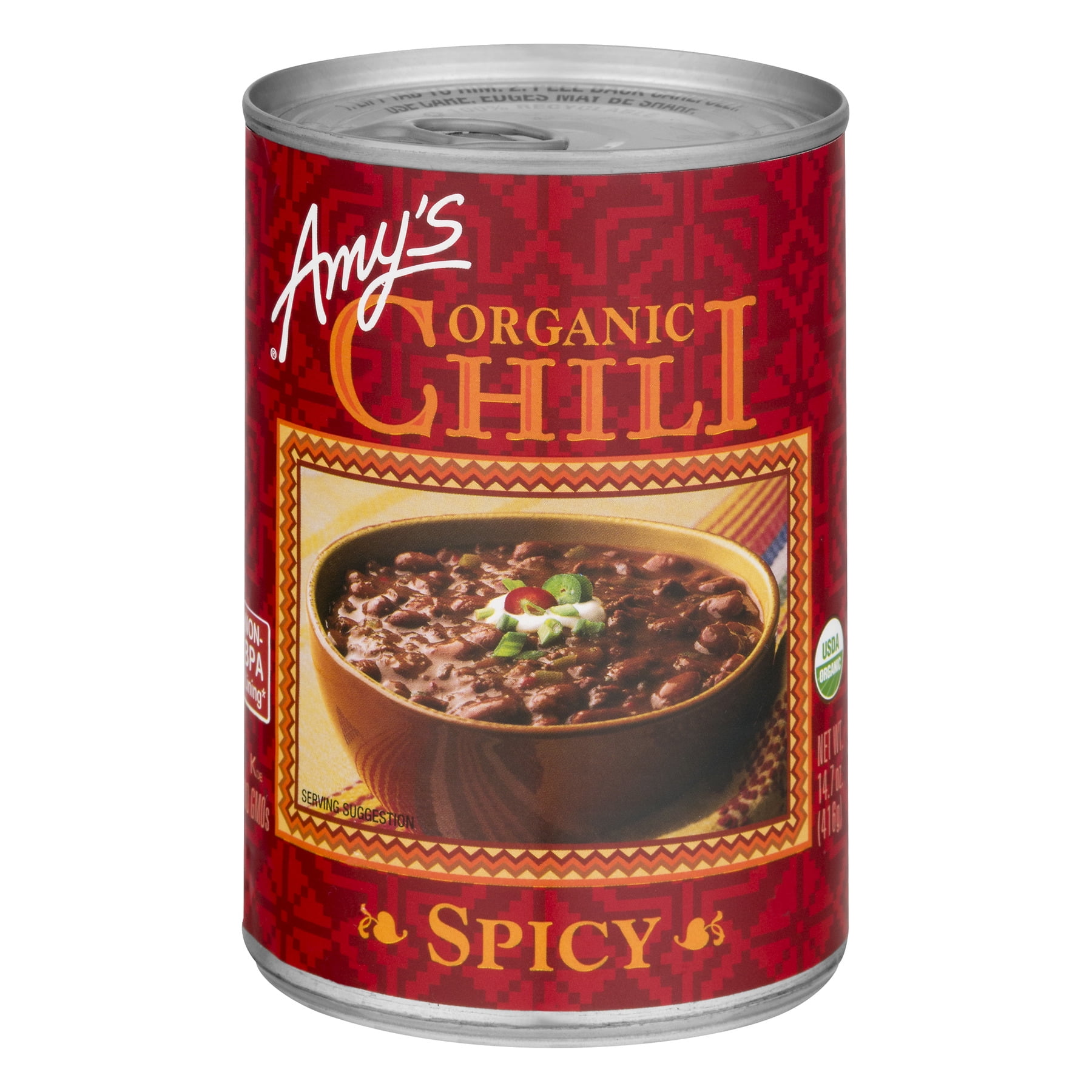 Amy's Organic Spicy Chili, USDA Organic, 14.7Ounce