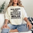 thumbnail image 2 of Real Estate Agent Multitasking Ninja, Ivory Comfort Colors T-Shirt, Large, 2 of 3