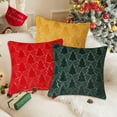 thumbnail image 5 of Nkmbld Merry Christmas Decorative Throw Pillow Covers Soft Christmas Decorative Pillow Cover for Sofa Bed Home Decor Cushion Cover, Yellow, 5 of 8