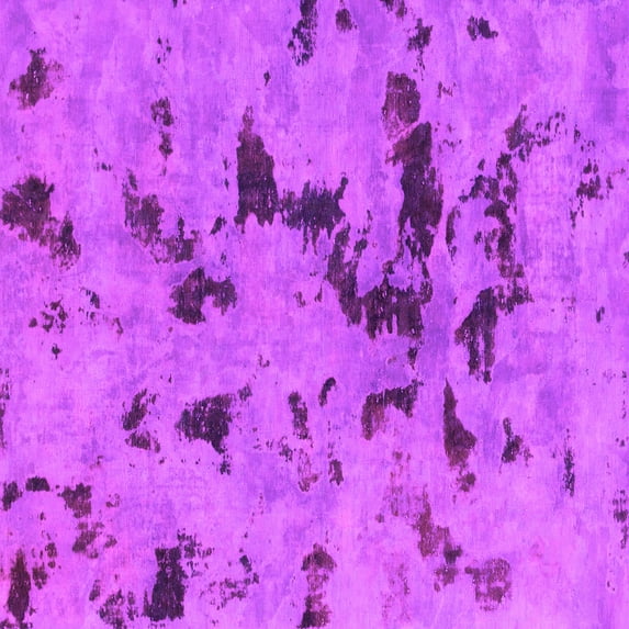 Ahgly Company Indoor Square Abstract Pink Modern Area Rugs, 4' Square