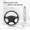 thumbnail image 5 of Fotbe Cute Flamingo Steering Wheel Cover Universal 15 in Car Accessories for Men Women,Steering Wheel Protector Comfortable Protective Case for SUV Sedan Decor, 5 of 8