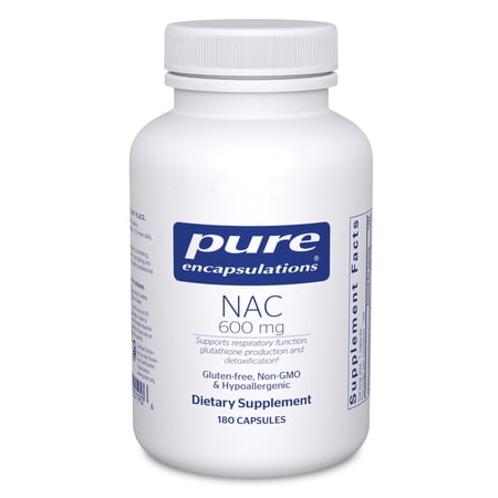 Pure Encapsulations NAC 600 mg, Lung Health & Immune Support*, 180 Count