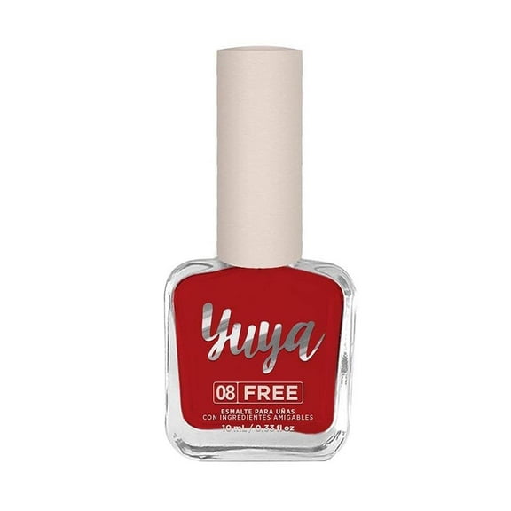 Esmalte para uñas Yuya Republic Cosmetics 8 free rojo 10ml