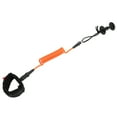 thumbnail image 2 of 5.5mm 4 Feet Paddle Board Wrist Strap Elastic TPU Wrist Surf Leash Stand Up Paddle Leash for SurfboardOrange, 2 of 8