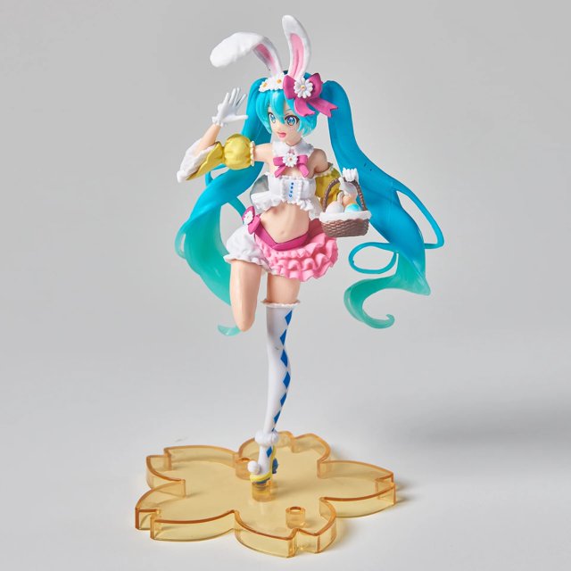 Figura de conejo rosa Anime Hatsune Miku 1/6 PVC Unisex