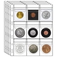 thumbnail image 1 of Fundas para Colección de Monedas MUQING 180 Bolsillos 20 Hojas, 1 of 6
