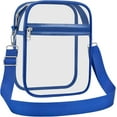thumbnail image 5 of Lohol Clear Purse Stadium Approved CrossBody Bag for Men and Women Blue-Mini, 5 of 9