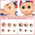thumbnail image 4 of 24 pares de ojos de seguridad 3D con pestañas, 6 tamaños, ojos 3D simulados para amigurumi, ojos móviles, ojos de plástico para marionetas de ganchillo., 4 of 6