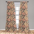 thumbnail image 5 of Ambesonne Batik Curtains, Vintage Paisley, Pair of 28"x84", Multicolor, 5 of 5