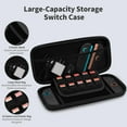 thumbnail image 2 of Uberwith Switch Case Bundle for NS Switch 2, Switch2 Accessories Kit Include Portable Travel Carrying Case with 10 Game Card Slot, Screen Protector Tempered Glass and 8pcs Thumb Grips Caps, 2 of 8