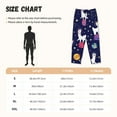 thumbnail image 4 of Lsque Lama in Space Print Women's Pajama Pants, Lounge Pant - Comfortable Home Wear,Elastic Waistband, Stylish Design-Medium, 4 of 9