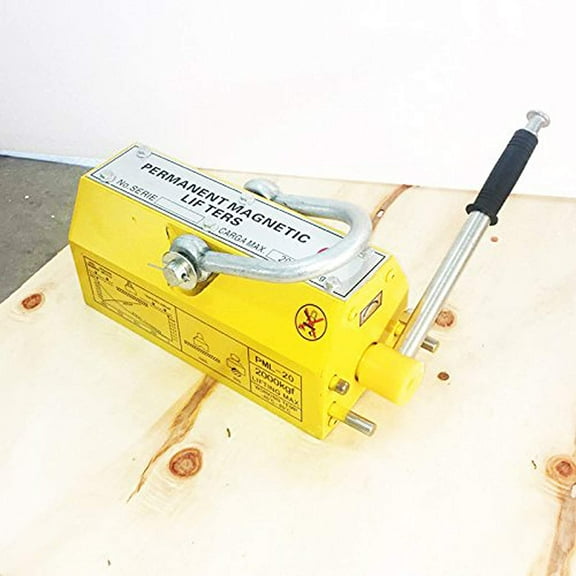 INTBUYING 4409lbs/2000kgs Steel Magnetic Lifter Heavy Duty Crane Hoist Neodymium Magnet for Hoist Shop Crane