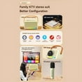 thumbnail image 6 of Karaoke Machine for Kids Adults Mini Portable Bluetooth Karaoke Speaker with Wireless Microphone LED Light for Banquet,E, 6 of 9