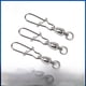 thumbnail image 3 of Pasador giratorio con cojinete reforzado de acero inoxidable Pasador giratorio con cojinete de 8 anillos para pesca en el mar Anillo de conexión rápida con pasador, 3 of 5