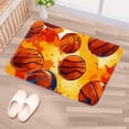 thumbnail image 5 of Basketball Non-Slip Polyester Door Rug Chair Mat Kitchen Rugs, Machine Washable, 5 of 6