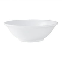 Excellante Nustone White Melamine Dinnerware Collection 8 Inch - 36 Oz Rimless Bowl, Comes in Dozen