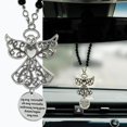 thumbnail image 1 of Metal Angel Wings Car Pendant,Guardian Wings Mirror Hanger,Rear View Decor Charm Christian Gift, 1 of 6