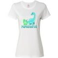 thumbnail image 3 of Inktastic Mamasaurus with Cute Brontosaurus Family Women's T-Shirt, 3 of 5