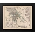 thumbnail image 2 of Stieler 18x15 Black Modern Framed Museum Art Print Titled - Greece - Stieler 1885, 2 of 5