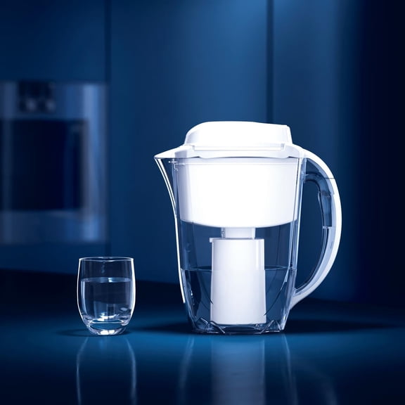 Aquaphor Water Filters JShmidt 500 Drinking Water Filter Pitcher Microfiltration Electric Micropump Produces 10 cups in Seconds