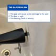 thumbnail image 3 of Tub Spout with 1/2" Spout Spacer with Tub Spout, Bath Faucet Spigot with Cover Ring, Shower Bathtub Faucet Replacement with Trim Gasket Escutcheon for Remodeling (Matte Black) Matte Black, 3 of 5