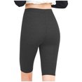 thumbnail image 6 of Ashirexll Workout Shorts Women, Athletic Shorts, 2PC Fashion Solid Color Leggings with Yoga Sport Elastic Quarter Pants Shorts Leggings, 6 of 7