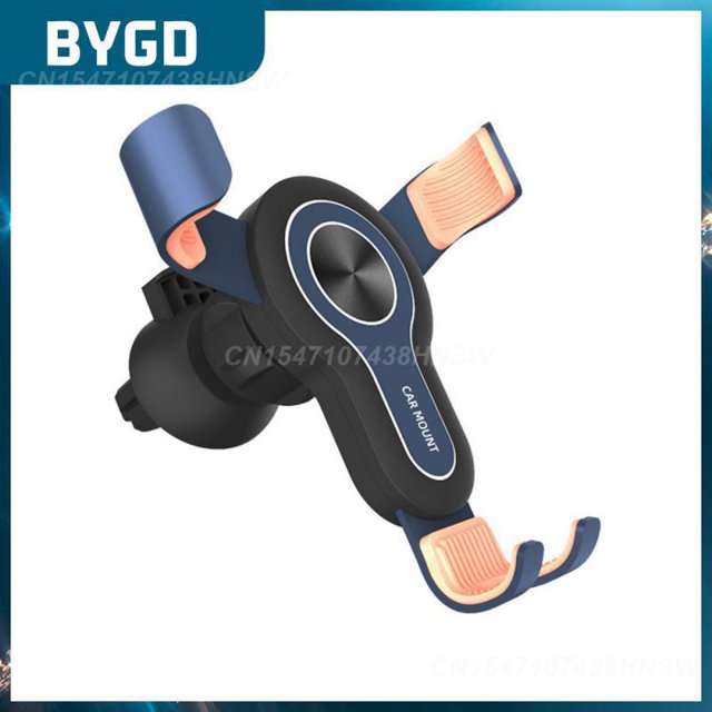 Multinational Navigation Gps Stand Alloy Casting Durable Gravity Metal Mobile Phone Bracket Portable Universal Car Accessories02China He Qiyong unisex