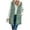 Mint Green, variant on TQWQT Womens Reversible Long Vest Sleeveless Sherpa Fleece Jacket Zip Up Hooded Vest Warm Winter Coat Outwear with Pocket Army Green S