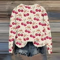 thumbnail image 5 of Resicozy Valentines Sweatshirts for Women 2026 Cute Heart Graphic Pullover Casual Crewneck Long Sleeve Tops Valentine's Shirt Beige 5XL, 5 of 5