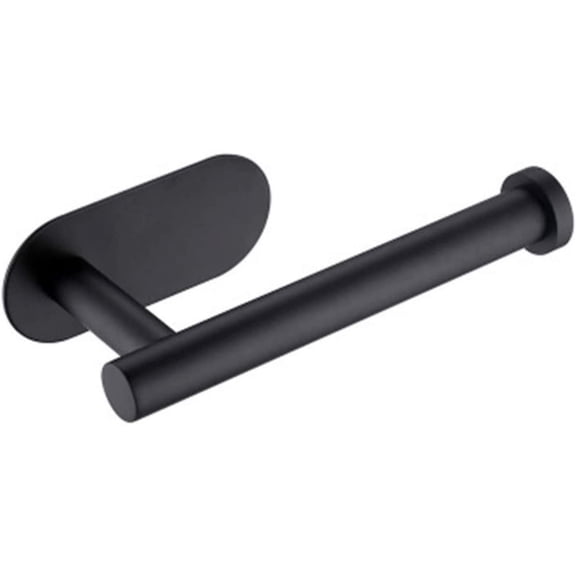 VirgilSon Toilet Roll Holder Self Adhesive Black Paper Holders Tissue 3M Stand Hanger Bathroom SUS-304 Stainless Steel 10 Years Warranty,No Drilling Required, Strong Adhesiveness and Waterproof …