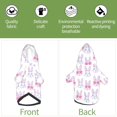 thumbnail image 4 of Yiaed Heart Rabbit Print Dog Hoodie Security Pet Dog Costume Pets Dog Hoodie Sweatshirt with Pocket for Small Dogs-X-Small, 4 of 5