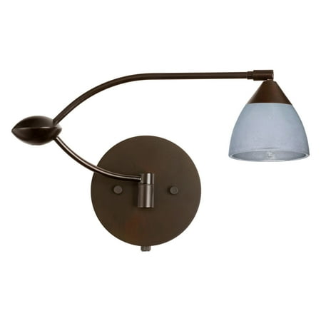 Divi Gold Foil - Besa 1WU-1758SF Silver Foil Divi Wall Light