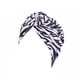 thumbnail image 4 of Qarigey Turbante africano nudo estilo bohemio protección solar banda ancha accesorios elásticos sombreros gorro mujer negro blanco cebra Type2 NO2 Qarigey CBP468889, 4 of 6