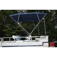 thumbnail image 4 of Vortex Royal Blue Pontoon/Deck Boat 4 Bow Bimini Top 8'Lx79-84"Wx54"H, Complete Kit, 4 of 6