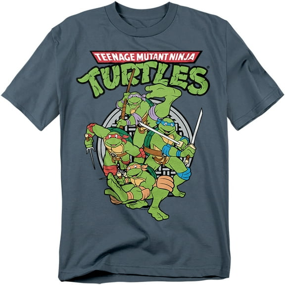 Teenage Mutant Ninja Turtles T-Shirt Group Unisex Graphic Tee for Men & Women