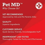 Pet MD Medicated Shampoo for Dogs, Cats and Horses with Chlorhexidine - Soap and Paraben Free - 16 oz