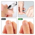 thumbnail image 5 of Cuticle Trimmer 3/4 Jaw Extremely Sharp Cuticle Nippers Scissors Stainless Steel Clippers Cutter Remover Pedicure Manicure Nail Tool, General X7, Space Gray, 5 of 6